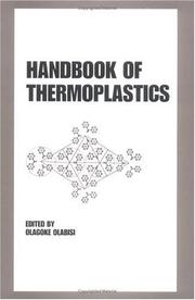 Cover of: Handbook of Thermoplastics (Plastics Engineering, Volume 41 by Olagoke Olabisi