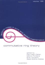 Cover of: Commutative Ring Theory (Public Administration and Public Policy)