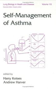 Cover of: Self-management of asthma by edited by Harry Kotses, Andrew Harver.