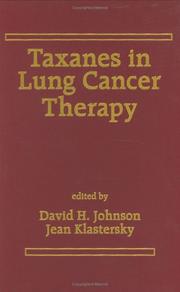 Cover of: Taxanes in lung cancer therapy