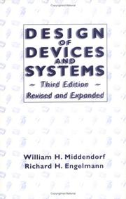 Cover of: Design of Devices and Systems