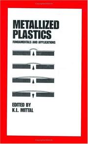 Cover of: Metallized Plastic (Plastics Engineering, Vol 43) by K.L. Mittal