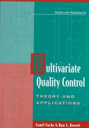 Cover of: Multivariate quality control: theory and applications