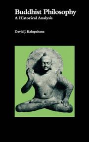 Cover of: Buddhist Philosophy by David J. Kalupahana