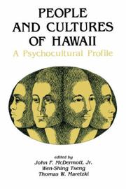 Cover of: People and Cultures of Hawaii: A Psychocultural Profile