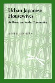 Cover of: Urban Japanese Housewives by Anne E. Imamura