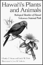 Cover of: Hawaii's Plants and Animals: Biological Sketches of Hawaii Volcanoes National Park