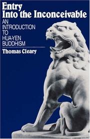 Cover of: Entry into the Inconceivable by Thomas F. Cleary