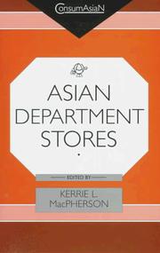 Cover of: Asian department stores by Kerrie L. MacPherson