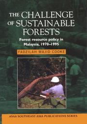 The Challenge of Sustainable Forests by Fadzillah M. Cooke