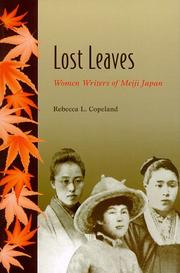 Cover of: Lost Leaves: Women Writers of Meiji Japan