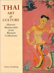 Cover of: Thai art and culture: historic manuscripts from western collections