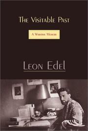 Cover of: The visitable past by Leon Edel