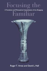Cover of: Focusing the Familiar by Roger T. Ames, David L. Hall