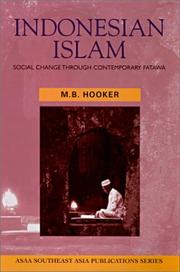 Cover of: Indonesian Islam: social change through contemporary fatāwā