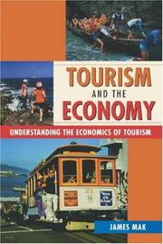 Cover of: Tourism and the Economy by James Mak