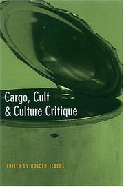 Cover of: Cargo, Cult, and Culture Critique