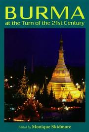 Cover of: Burma At The Turn Of The Twenty-first Century by Monique Skidmore