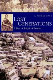 Cover of: Lost Generations | J. Arthur Rath