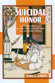 Cover of: Suicidal Honor by Doris G. Bargen