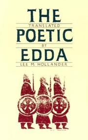 Cover of: The Poetic Edda by Lee Milton Hollander