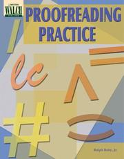 Cover of: Proofreading Practice