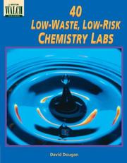 Cover of: 40 Low-waste, Low-risk Chemistry Labs | David Dougan