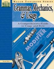 Cover of: Toolbook for Grammar, Mechanics, and Usage