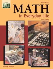 Math in everyday life by David E. Newton
