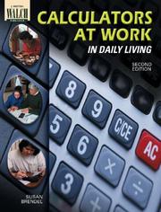 Cover of: Calculators at Work in Daily Living