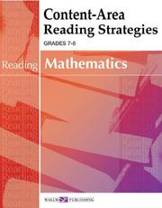 Book cover: Content-area Reading Strategies For Mathematics (Content-Area Reading, Writing, Vocabulary for Math Series (7-8) Ser) | Walch