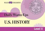 Cover of: Us History (Daily Warm-Ups) by Lisa French