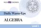 Cover of: Daily Warm-ups For Algebra (Daily Warm-Ups Math Series Ser)