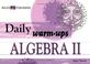Cover of: Daily Warm-Ups Algebra II