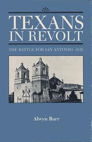 Cover of: Texans in revolt by Alwyn Barr