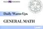 Cover of: Daily Warm-ups: General Math