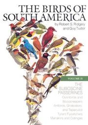 Cover of: The birds of South America by Robert S. Ridgely