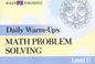 Cover of: Math Problems Solving Level 2 (Daily Warm-Ups)