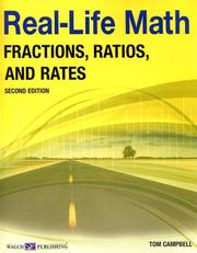 Cover of: Fractions, Ratios, and Rates (Real-Life Math (Walch Publishing)) by Tom Campbell