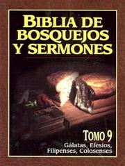 Cover of: Galatas, Efesios, Filipenses, Colosenses #9: Preacher's Outline and Sermon Bible by Anonymous