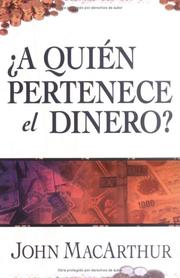 Cover of: A Quien Pertenence El Dinero?