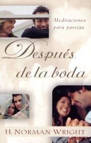 Cover of: Despues de la boda: Meditaciones para parejas: After You Say "I Do": Meditations for Every Couple