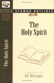 Cover of: Sermon Outlines on the Holy Spirit (Bryant Sermon Outline Series)