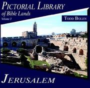 Cover of: Pictorial Library of Bible Lands-Jerusalem: Volume 3 (Pictorial Library of the Bible Lands)