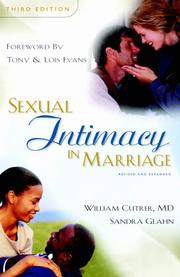 Cover of: Sexual Intimacy in Marriage by William Cutrer, Sandra Glahn