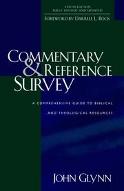 Cover of: Commentary and Reference Survey: A Comprehensive Guide to Biblical and Theological Resources
