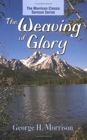 Cover of: The weaving of glory