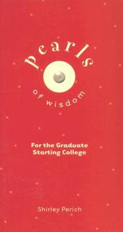 Cover of: Pearls of Wisdom: For the Graduate Starting College (Pearls of Wisdom)