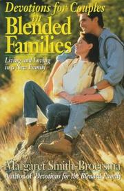 Cover of: Devotions for couples in blended families by Margaret Smith-Broersma