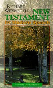 Cover of: New Testament in Modern Speech